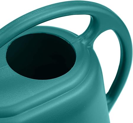 Green Plastic Watering Can with Long Spout and Dual Handles – Indoor & Outdoor Garden Use