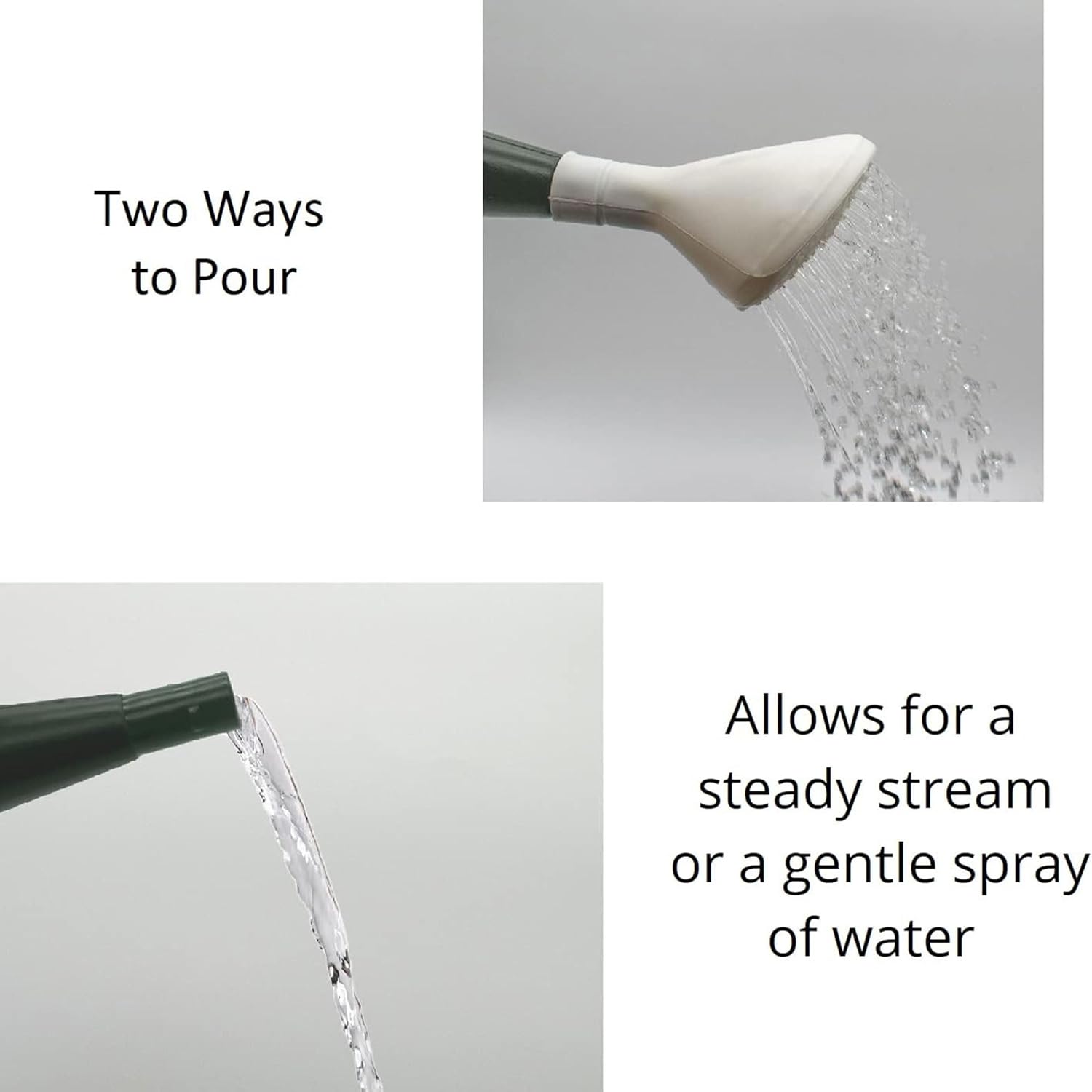 Light Gray Long - Spout Gardening Watering Can, Large - Capacity Plant Watering Tool, Size Approx. Home Green Plant Care Kettle