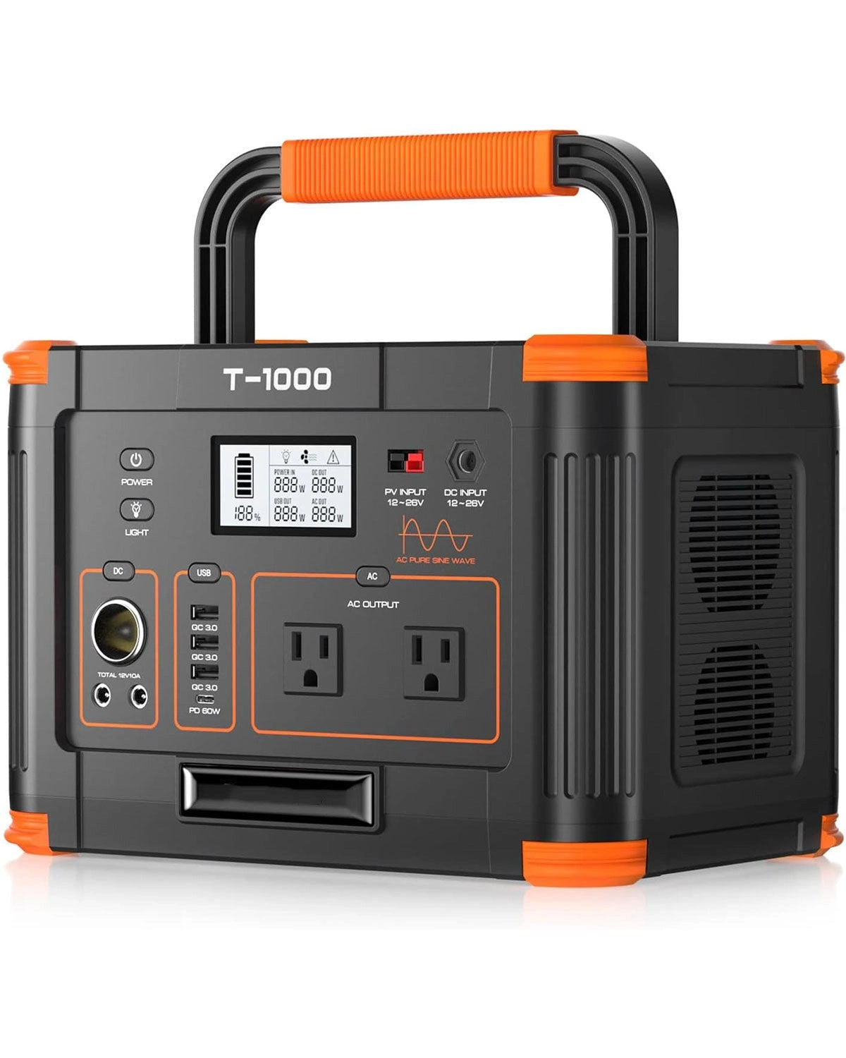 1000W Portable Power Station Accessories Only (No Unit)