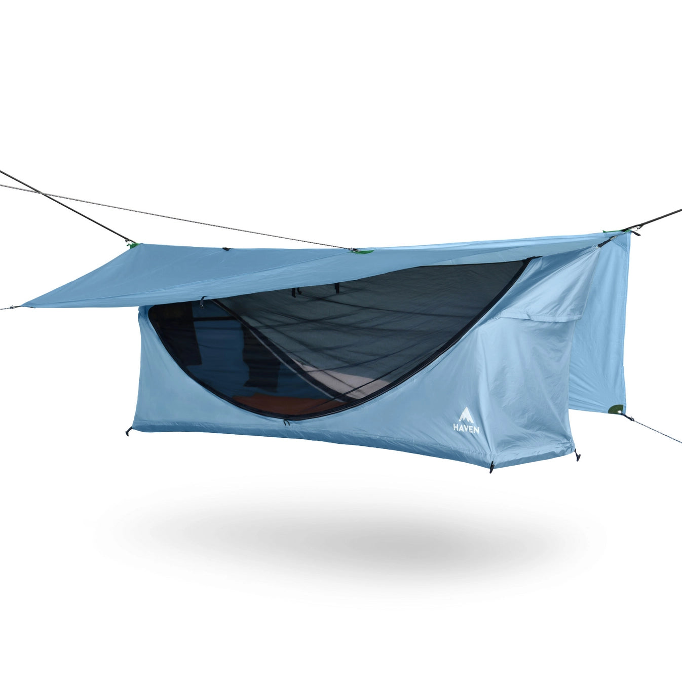 Haven Tents Lay Flat Hammock Tent with Mosquito Net - Includes Insulated Pad and Rainfly