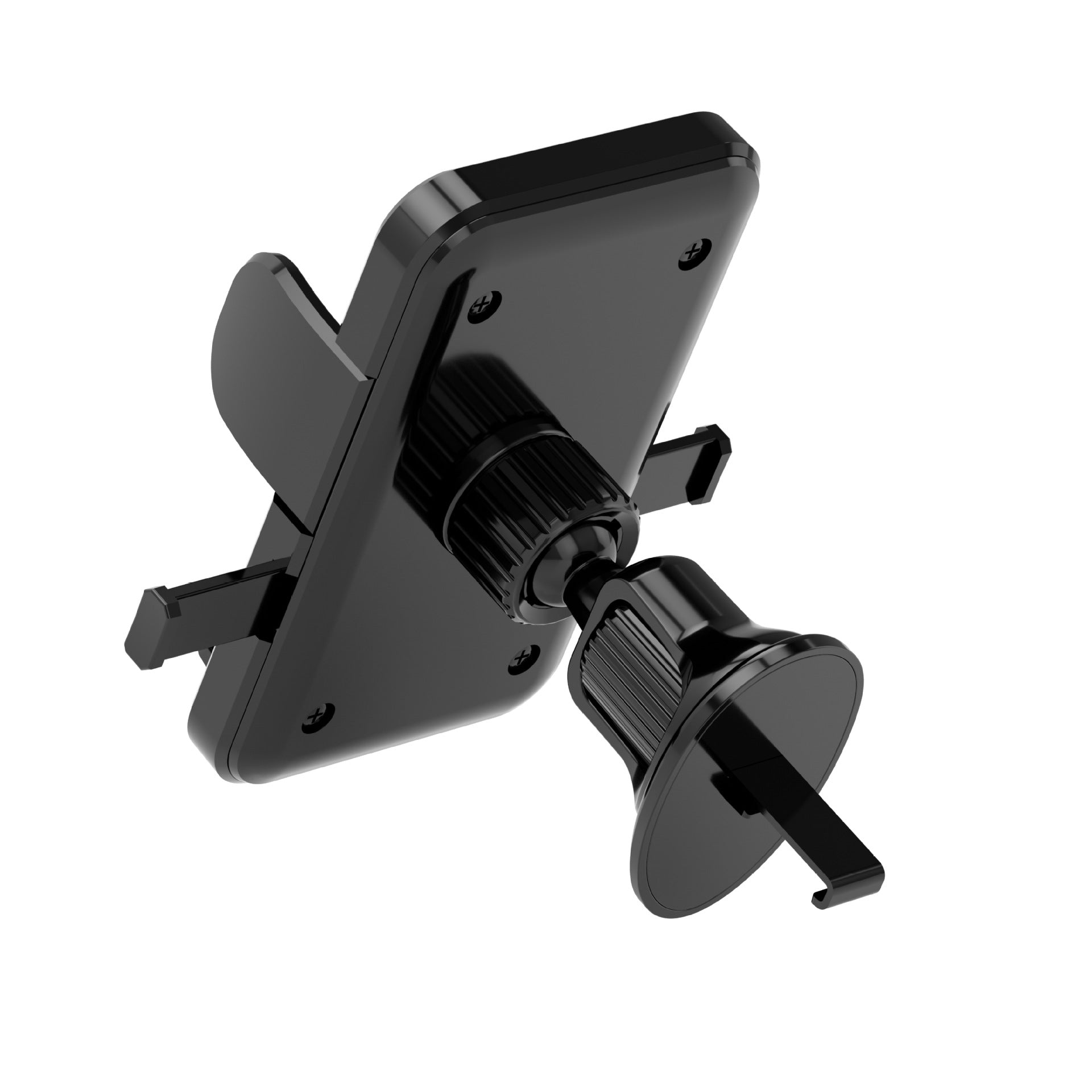 Car Air Vent Phone Holder – Adjustable Clamp Mount with Carbon Fiber Texture, Stable & Anti-Shake Design for Hands-Free Navigation