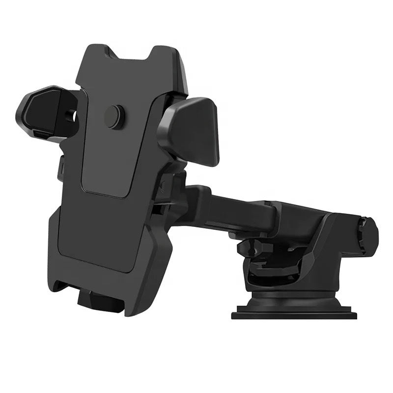 Car Dashboard/Windshield Suction Cup Phone Holder – Adjustable Telescopic Arm with Stable Clamp Mount for Hands-Free Navigation