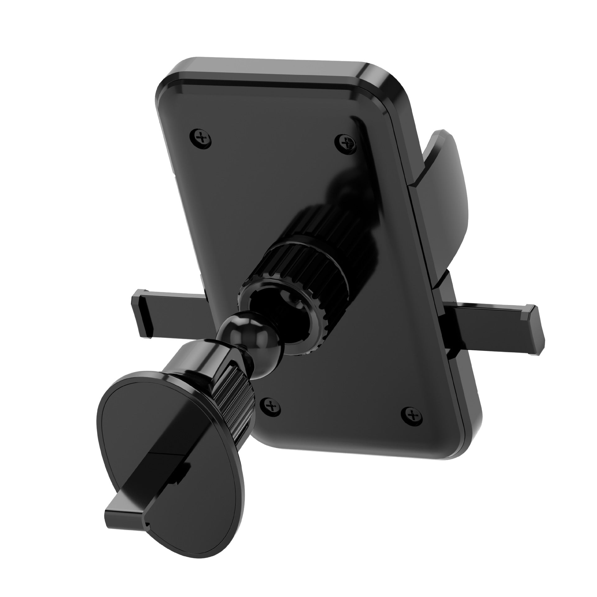 Car Air Vent Phone Holder – Adjustable Clamp Mount with Carbon Fiber Texture, Stable & Anti-Shake Design for Hands-Free Navigation