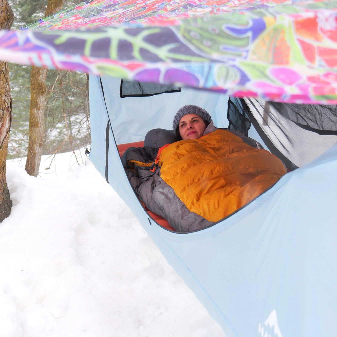 Haven Tents Lay Flat Hammock Tent with Mosquito Net - Includes Insulated Pad and Rainfly