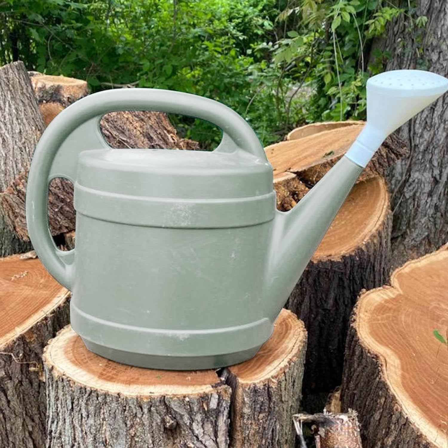 Light Gray Long - Spout Gardening Watering Can, Large - Capacity Plant Watering Tool, Size Approx. Home Green Plant Care Kettle