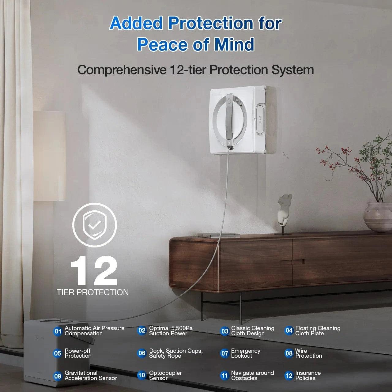 Portable Window Cleaning Robot