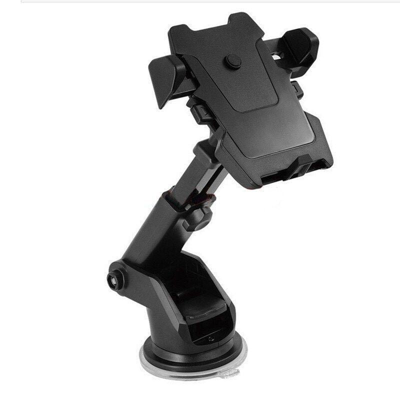 Car Dashboard/Windshield Suction Cup Phone Holder – Adjustable Telescopic Arm with Stable Clamp Mount for Hands-Free Navigation