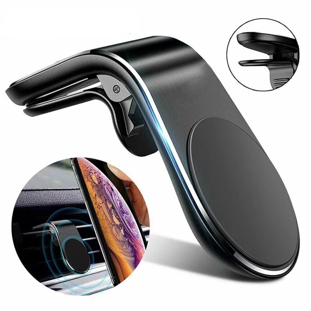 Magnetic Car Air Vent Phone Holder – 360° Adjustable Mount for Secure Hands-Free Navigation